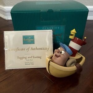 WDCC Disney Melody Time Lil Toot Figurine Tugging and Tooting in Box with COA